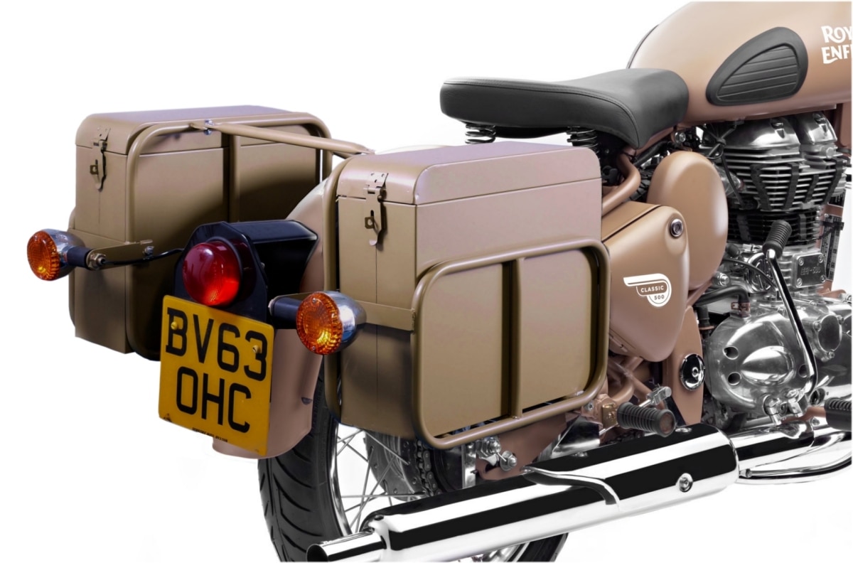 PANNIER FRAMES (SET OF 2), ARMY STYLE, WITH FIXINGS (BLACK) CLASSIC EFI