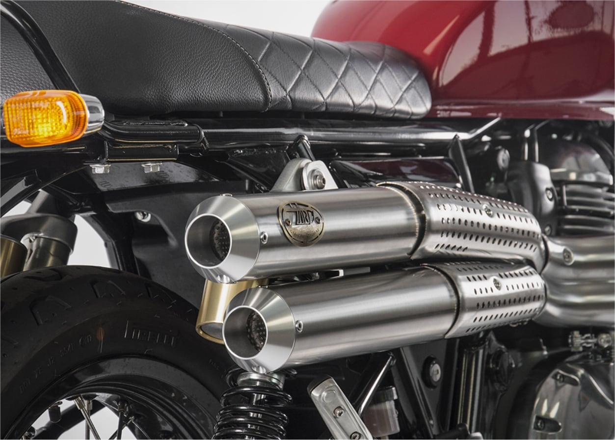 Scrambler exhaust top for interceptor 650