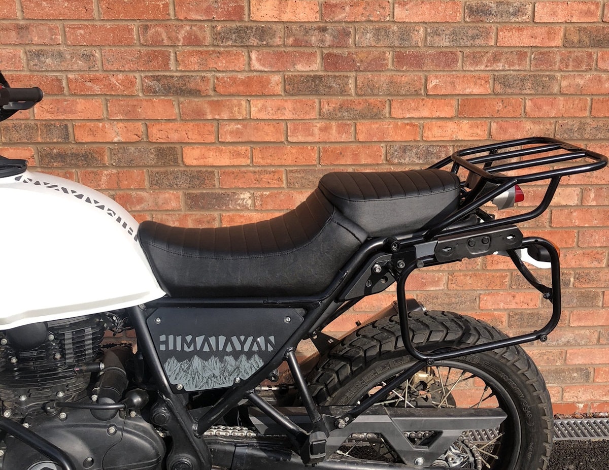 SEAT SET RIBBED BLACK SEAT TALL 411 HIMALAYAN