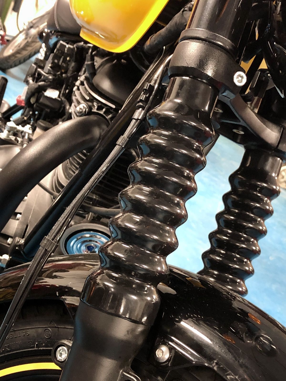 Fork gaiters clearance