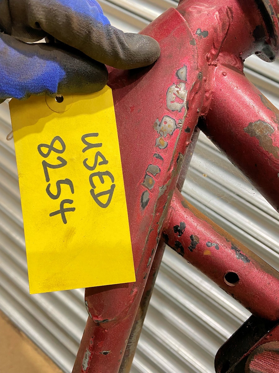 USED** FRAME AND SWINGING ARM BSA A10 1963 FRAME NUMBER: GA7 USED** FRAME AND SWINGING ARM BSA A10 1963 FRAME NUMBER: GA7