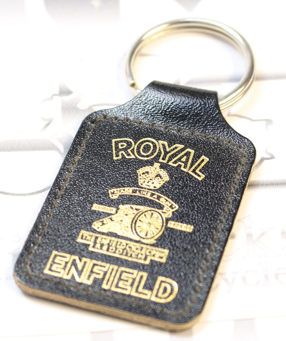 KEY RING, ROYAL ENFIELD (BLACK) 2006 OPEN DAY